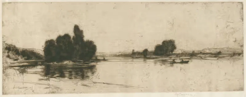 Мертли на Тее by Дэвид Янг Кэмерон, 1905 — digital art print download