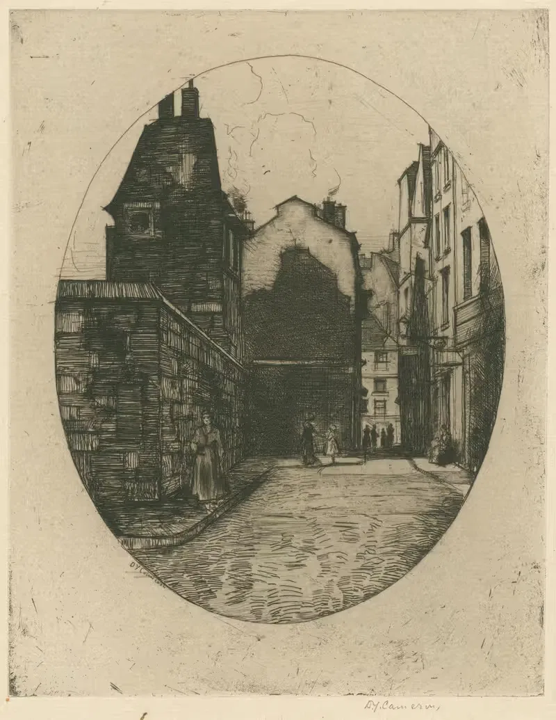 Rue Saint Julien, le Pauvre — David Young Cameron