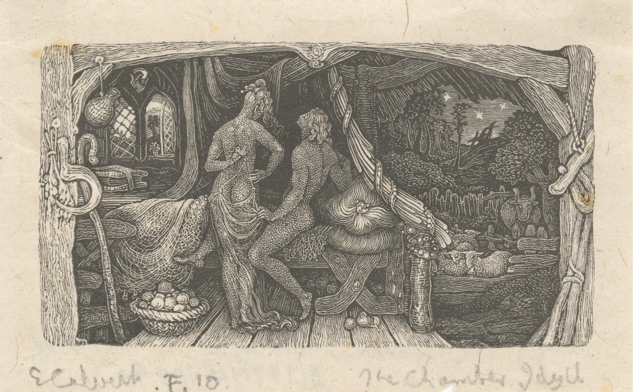 The Chamber Idyll by Эдвард Кальверт, 1831 — digital art print download