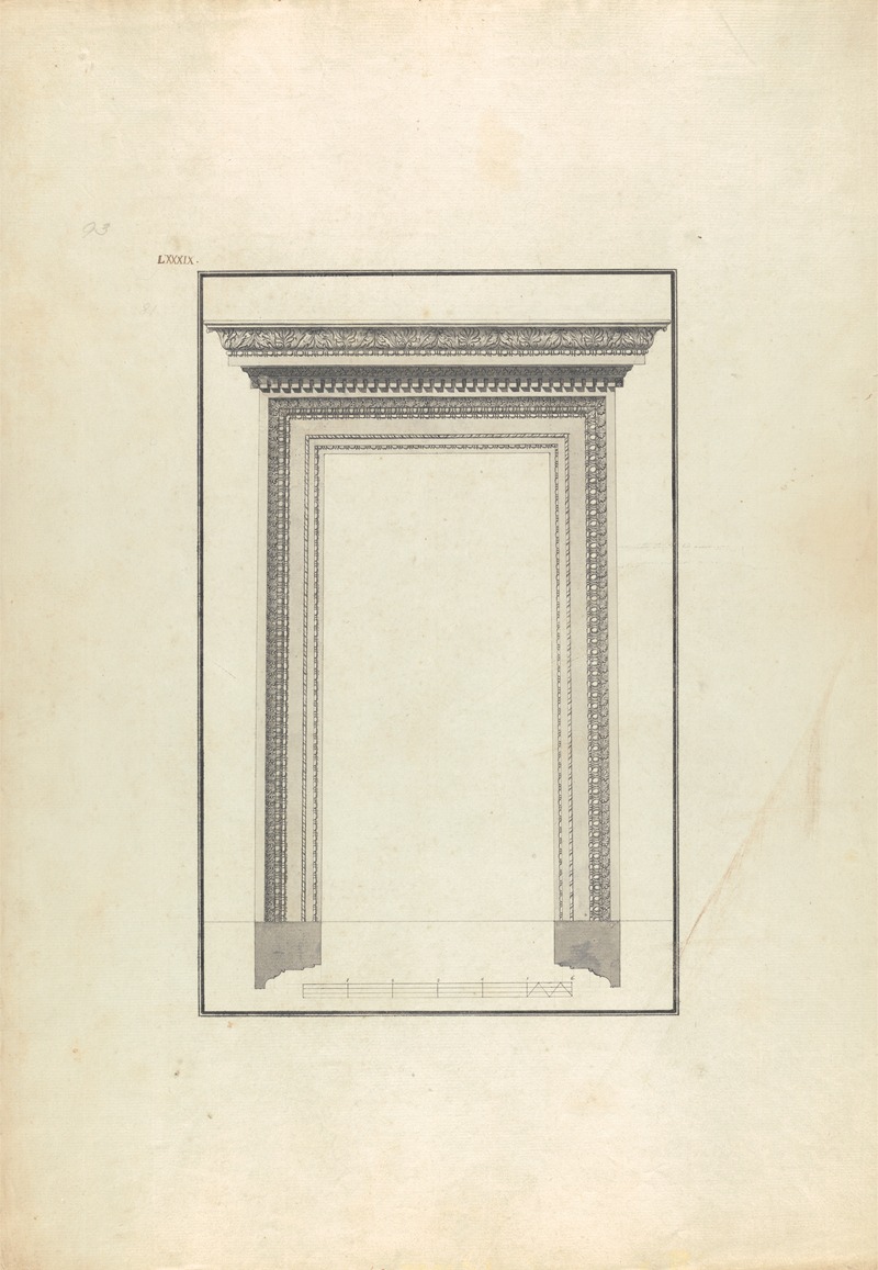 A Doorway from Geramo by Giovanni Battista Borra — digital art print download