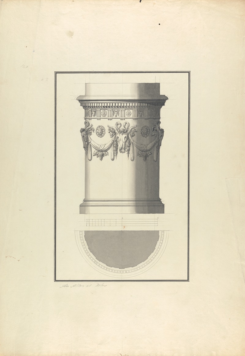 An Altar at Delos by Giovanni Battista Borra, 1751 — digital art print download