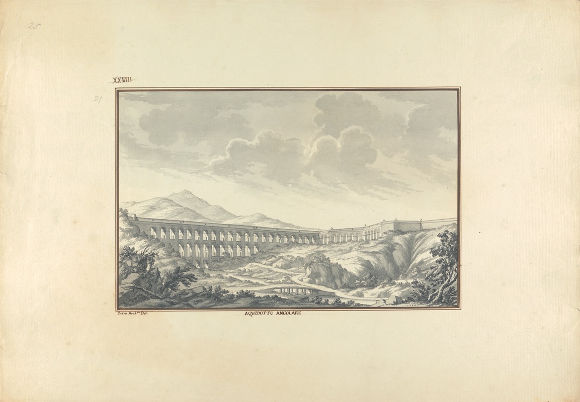 Aquedotto Angolare by Giovanni Battista Borra — digital art print download