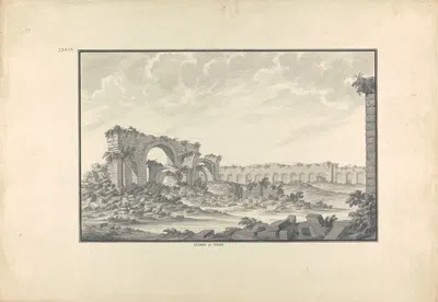 Ruines à Troye by Giovanni Battista Borra — digital art print download