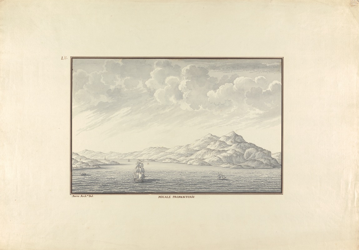 View of Micale Promontorio — Giovanni Battista Borra