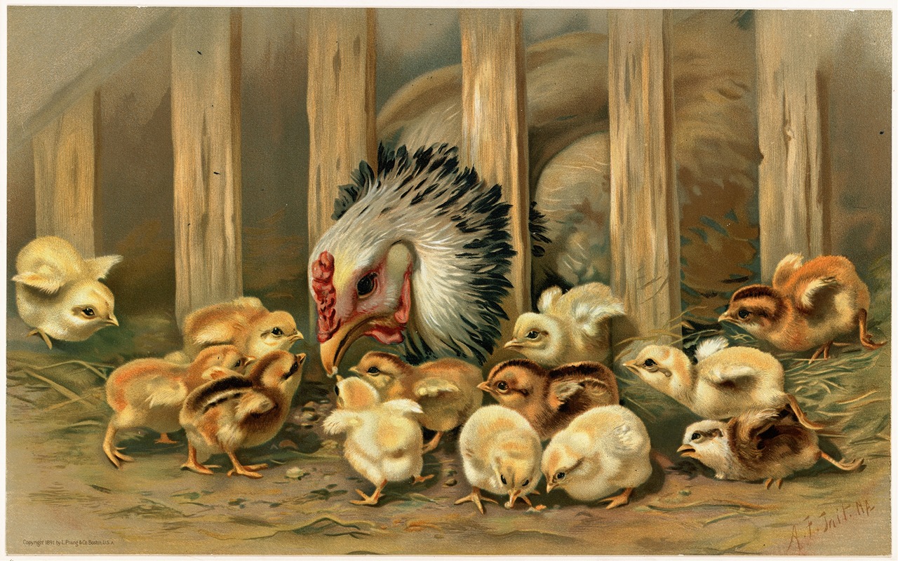 Kluck! Kluck! by Артур Фицвильям Тейт, 1891 — digital art print download