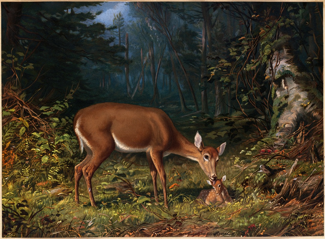 Maternal Love by Артур Фицвильям Тейт — digital art print download