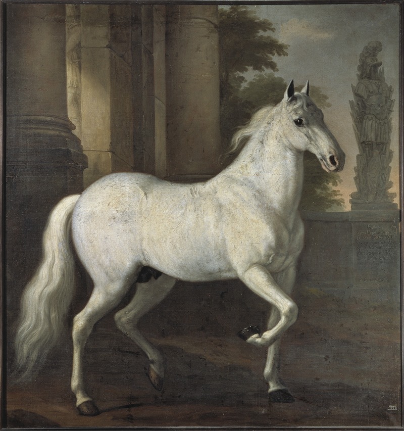 Karl XI's horse Brilliant — David Klöcker Ehrenstrahl
