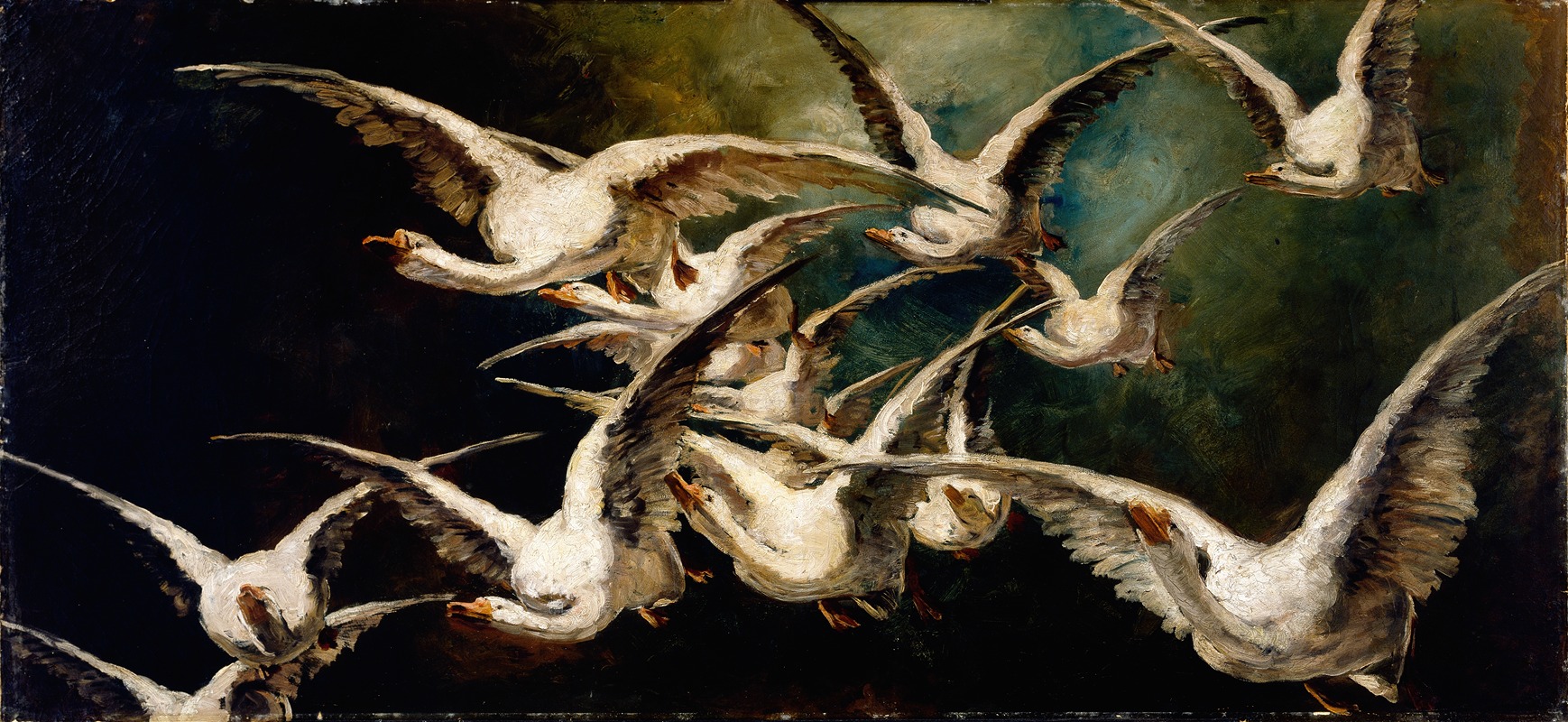 Flock of Geese by Элизабета Нурс — digital art print download