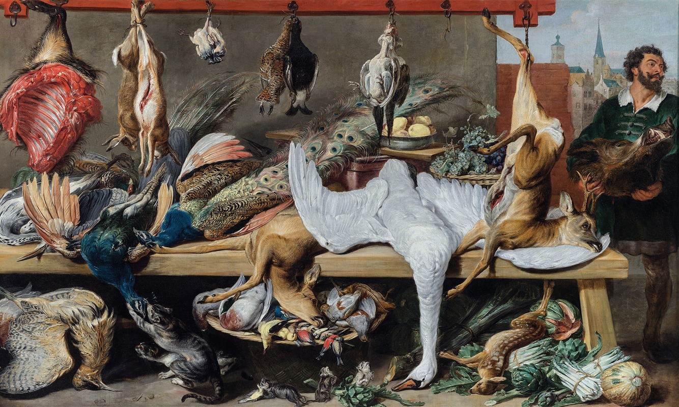 Game Market by Frans Snyders — digital art print download
