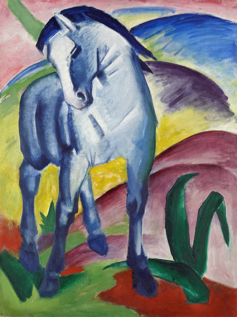 Blue Horse I by Франц Марк, 1911 — digital art print download