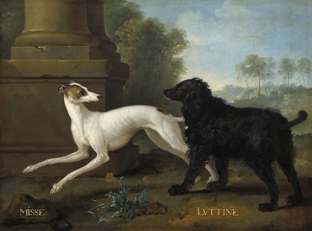 Misse and Luttine by Жан-Батист Удри, 1729 — digital art print download