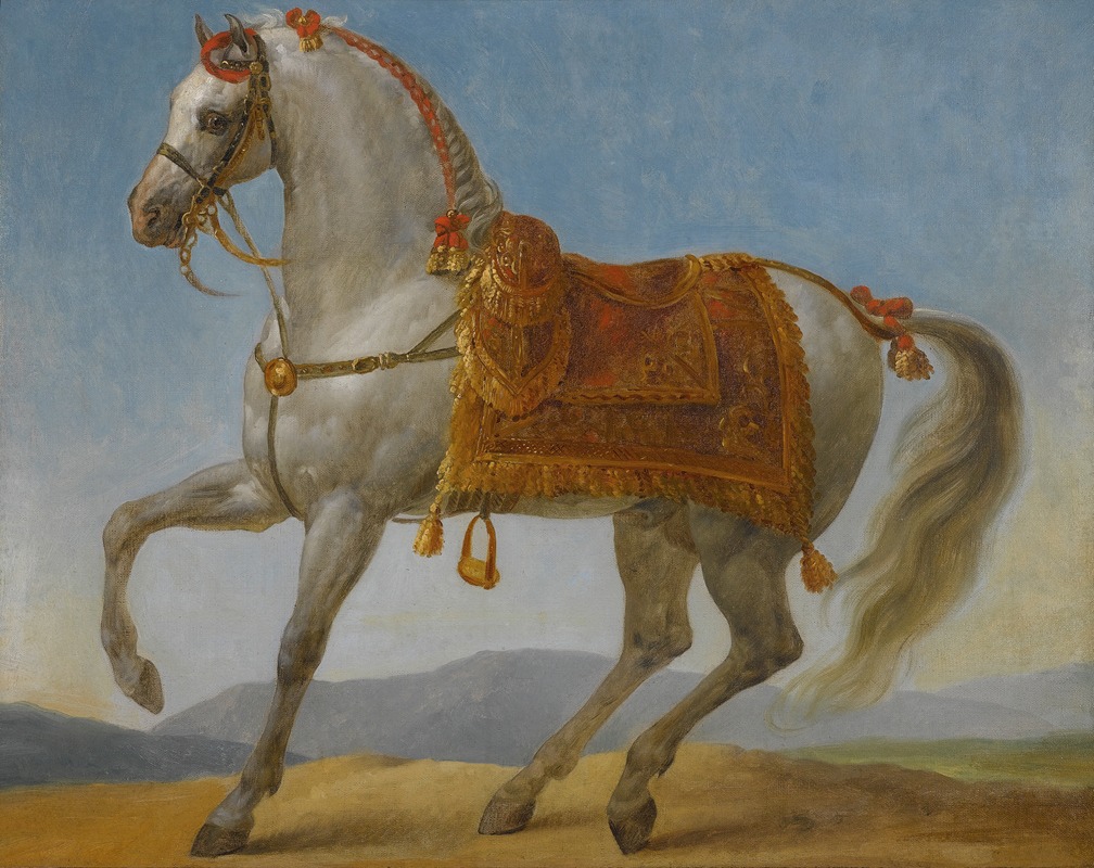 Bonaparte's Arab Stallion, 'marengo' — Antoine-Jean Gros
