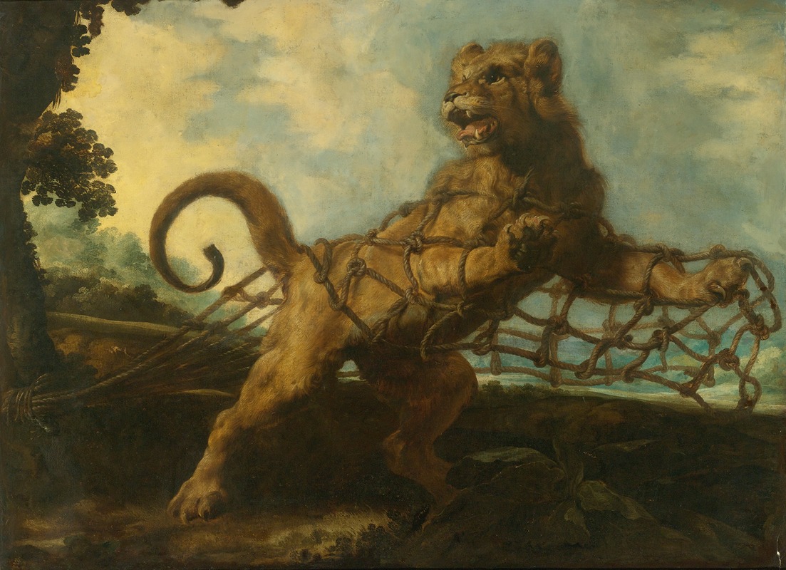 The Lion And The Mouse by Франс Снайдерс — digital art print download