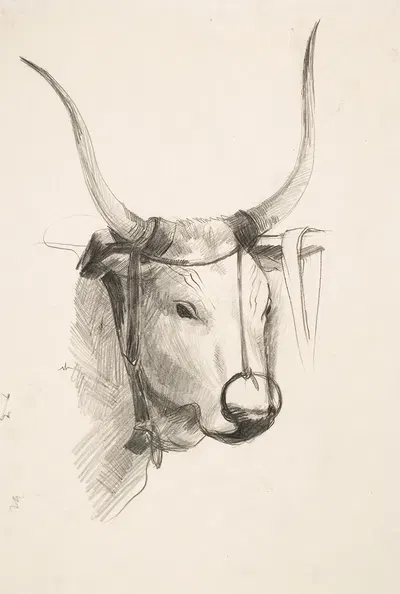 Bull's Head by Henry Ericsson — digital art print download