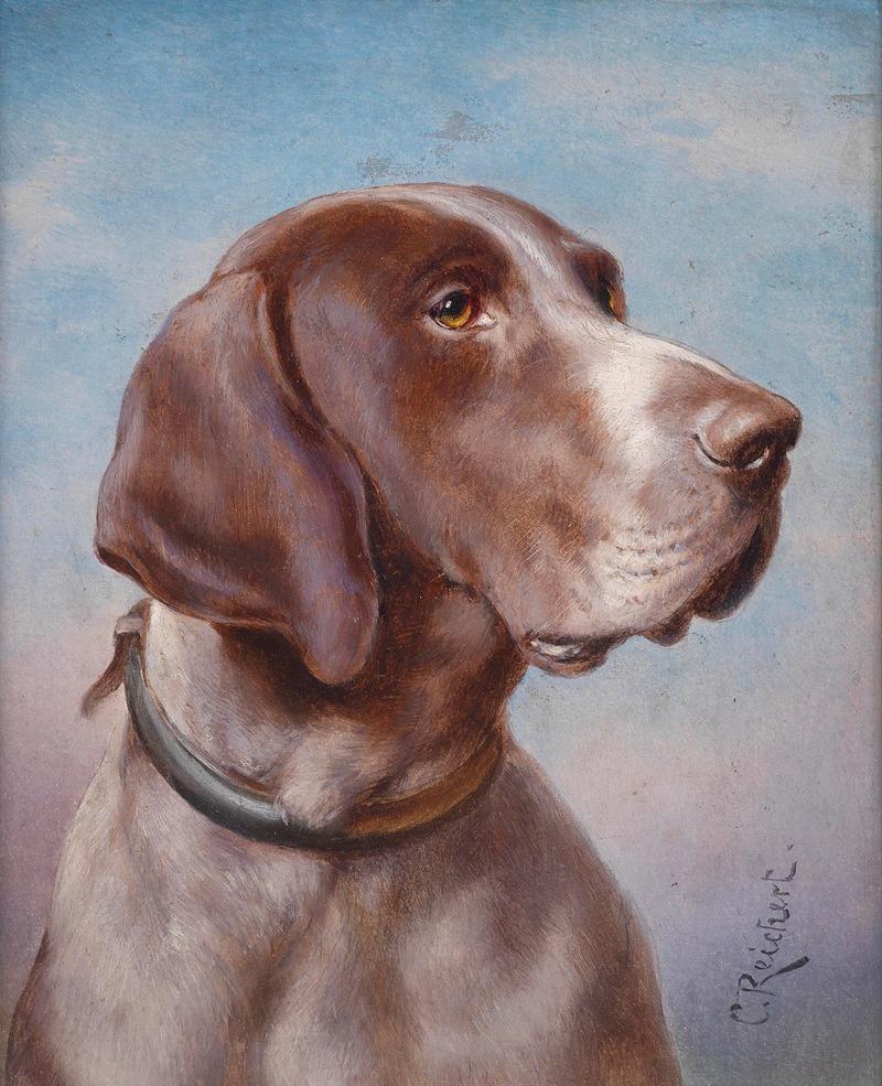 Hundeportrait by Carl Reichert — digital art print download