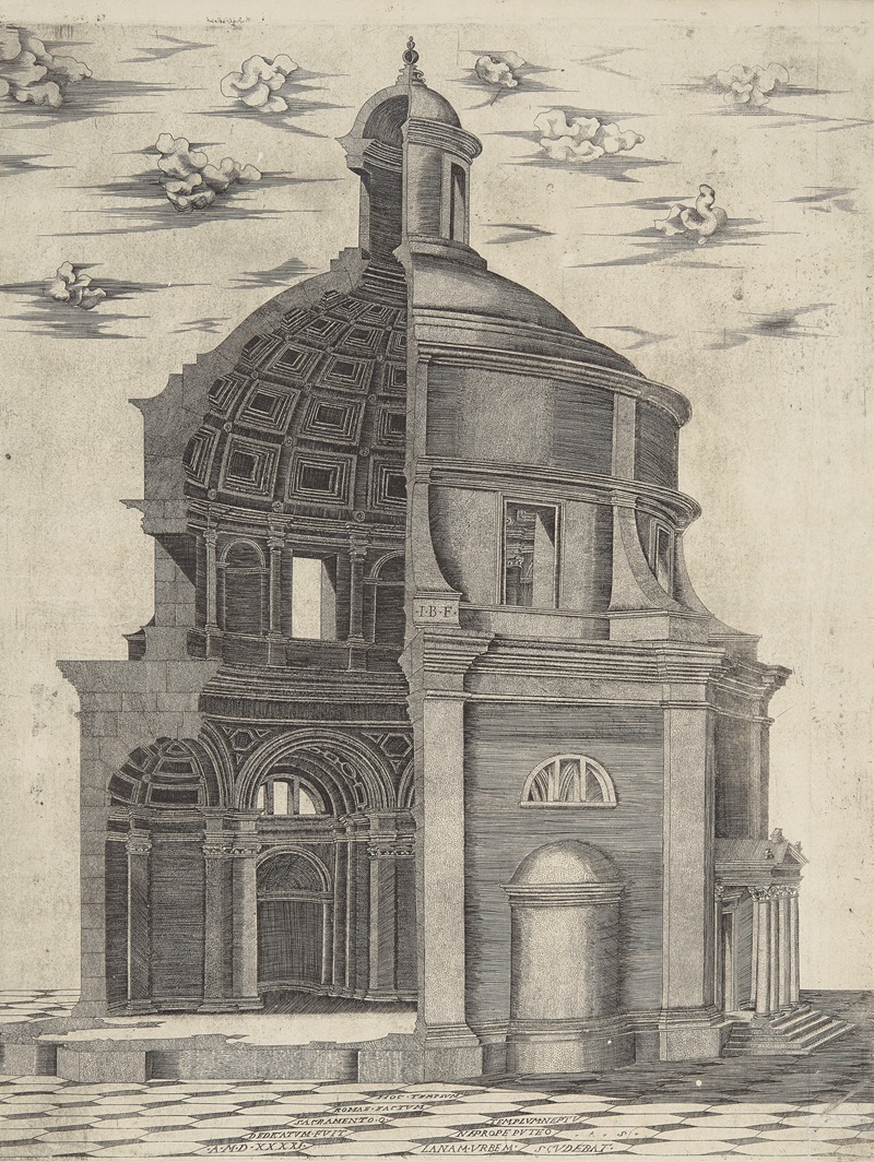 Templum Neptuni Propre Puteolanum Urbem — Jacobus Bos