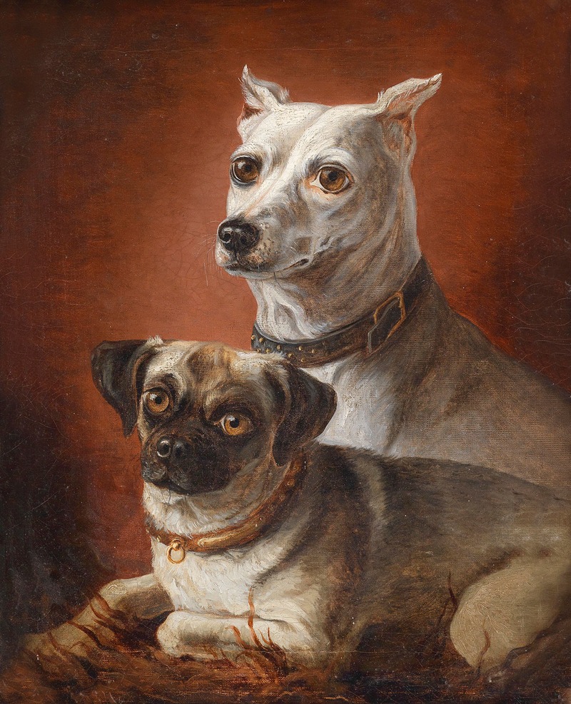 Zwei Hunde 02 by Julius Hamburger — digital art print download