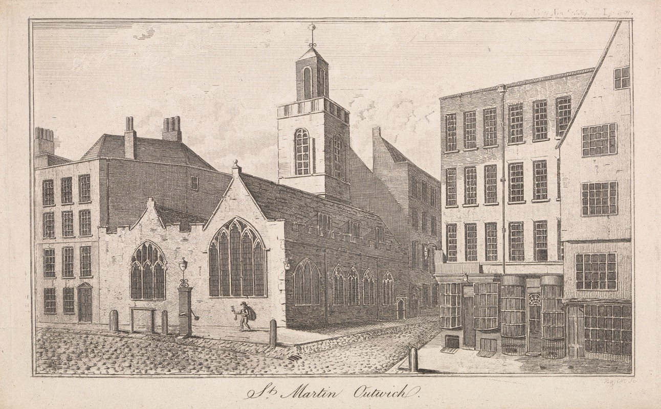 St. Martin, Outwich by James Basire the younger — digital art print download