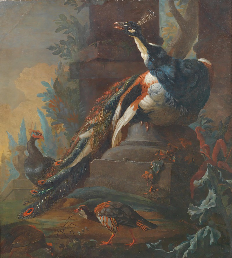 Vogels Bij Een Ruïne by Abraham Bisschop — digital art print download