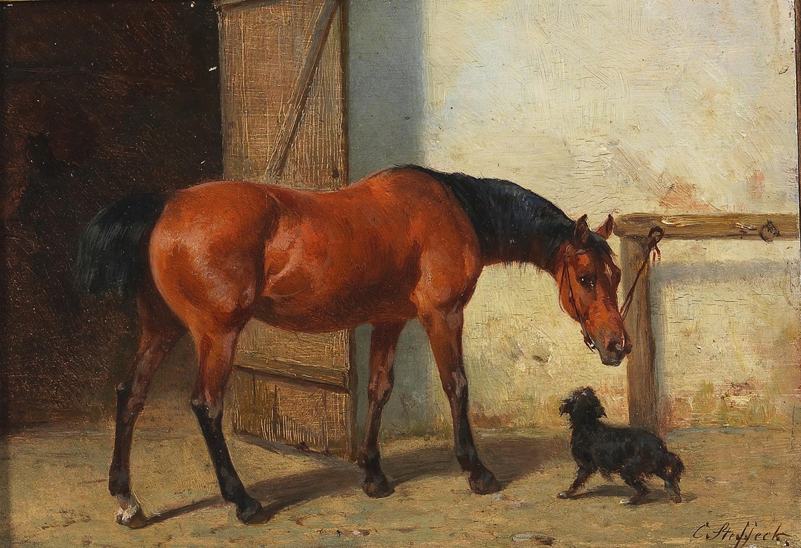 Ein Guter Freund by Карл Штеффек — digital art print download