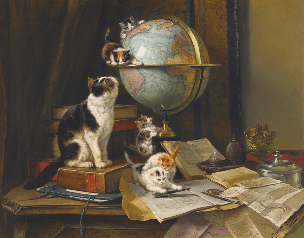 The Globetrotters by Анриэтта Роннер-Книп — digital art print download