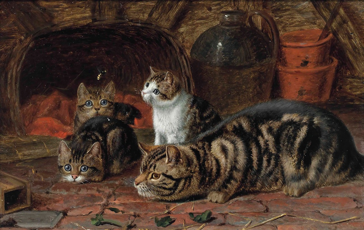 The First Lesson by Horatio Henry Couldery — digital art print download