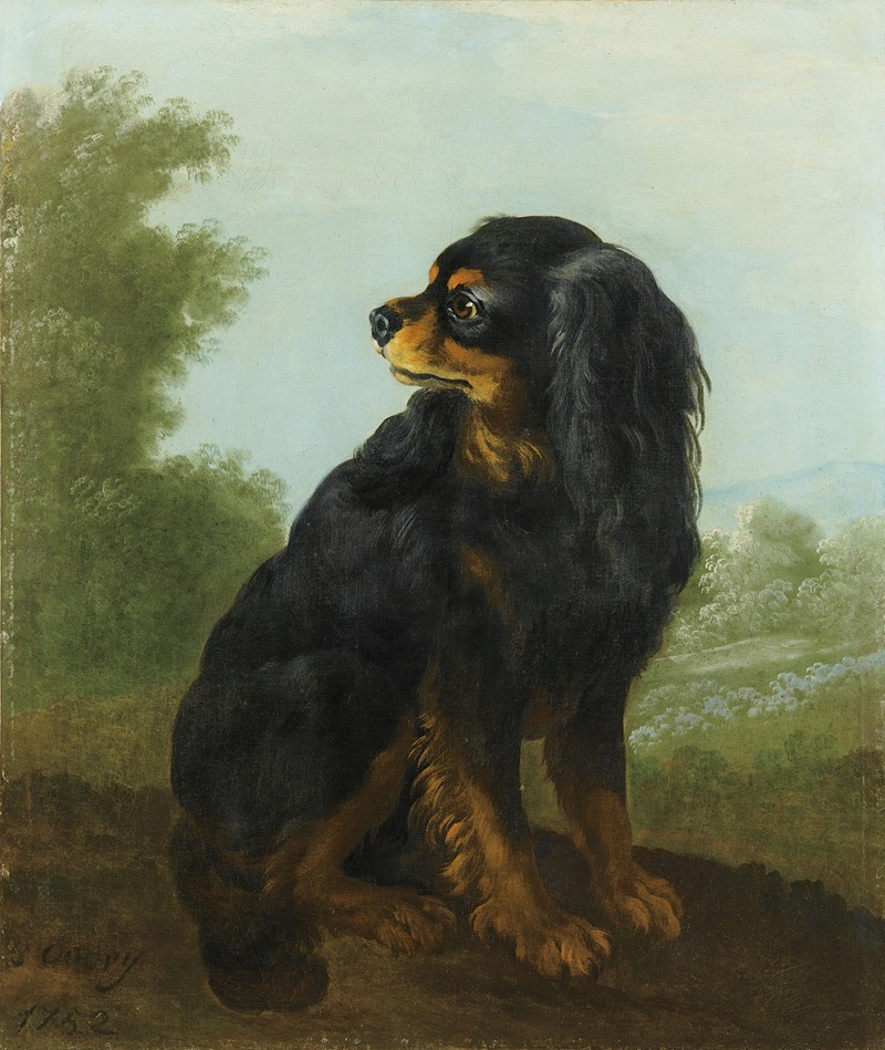 Portrait De Cavalier King Charles by Jacques-Charles Oudry — digital art print download