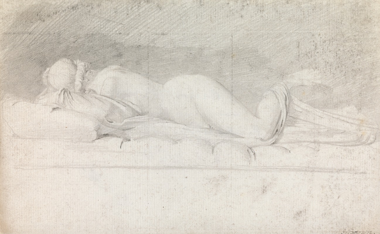 Study of the Hermaphrodite by John Brown — digital art print download