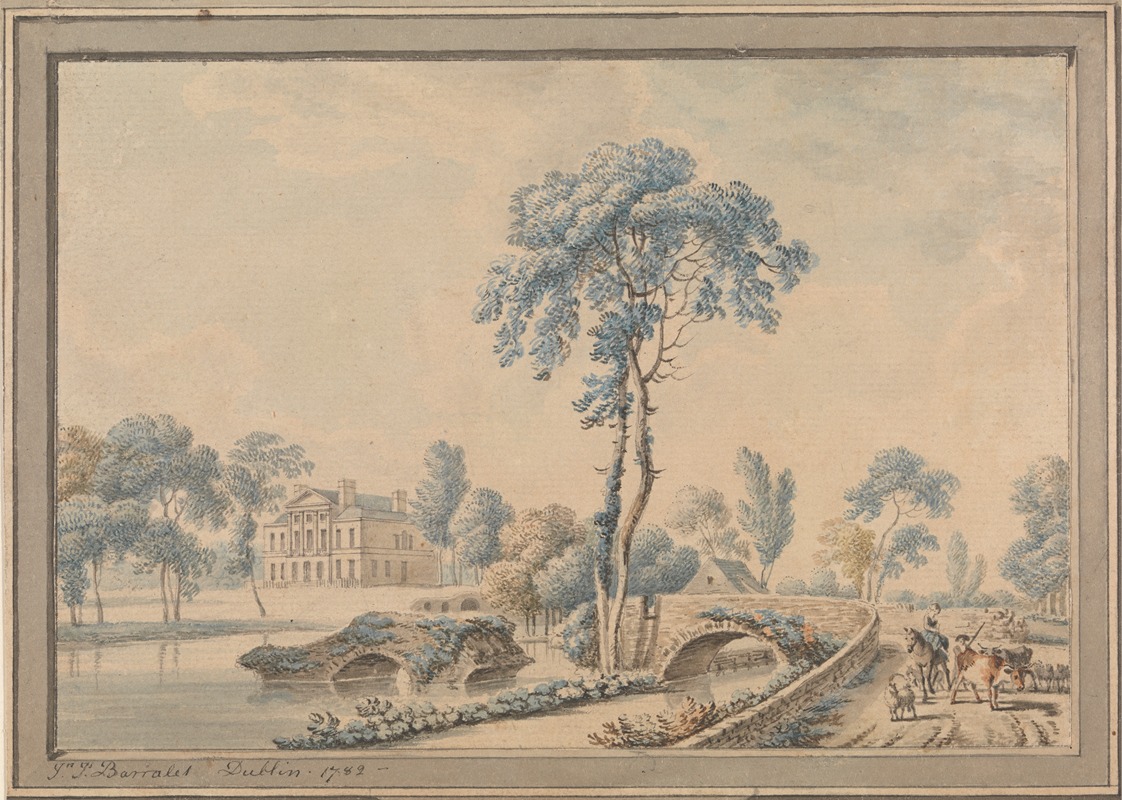View of Lucan House — John James Barralet
