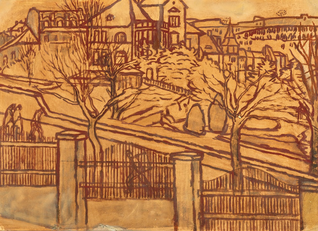 View from the Studio by Йожеф Риппл-Ронаи — digital art print download