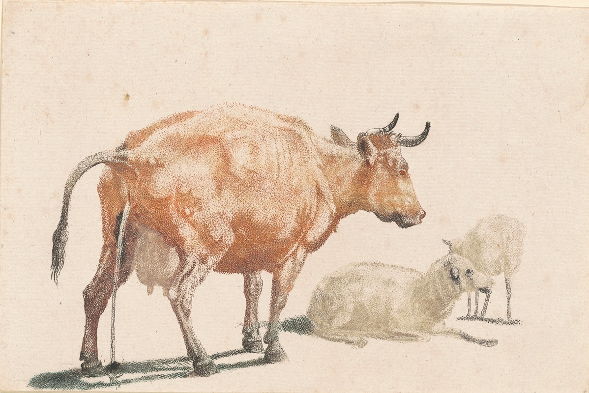 The Pissing Cow by Иоганн Тейлер — digital art print download