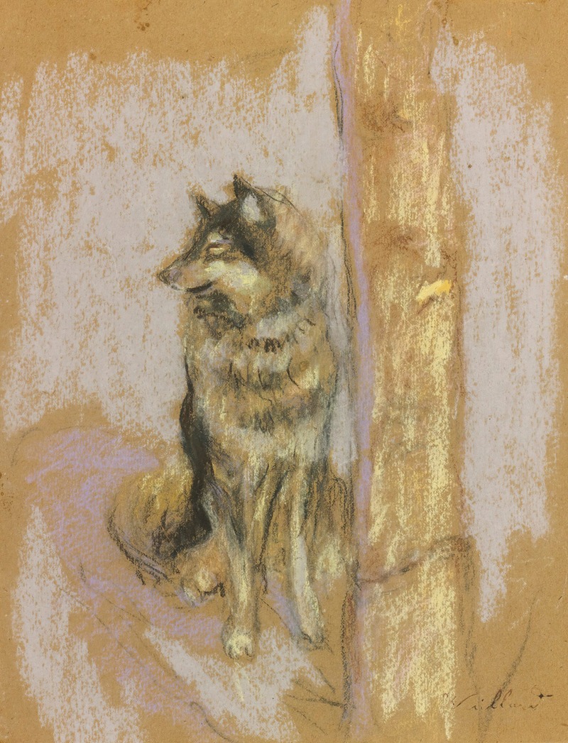 Le Chien-Loup À Gérardmer by Эдвард Вюйяр — digital art print download