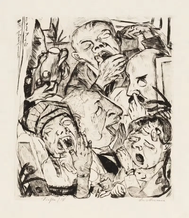 Лица, Пл.09 by Макс Бекманн, 1914-1918 — digital art print download
