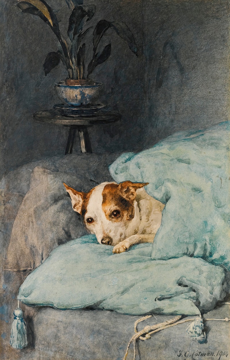 Tucked Up by Frederick George Cotman, 1904 — digital art print download