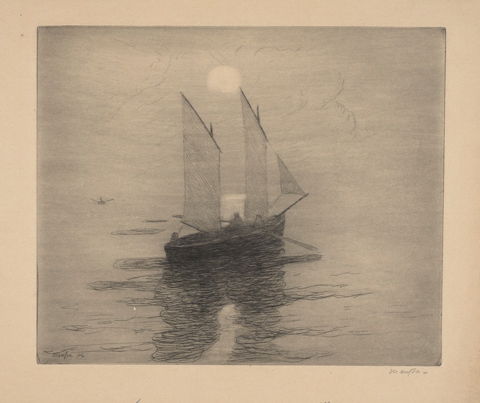 Le bateau de pêche by Maxime Maufra, 1894 — digital art print download