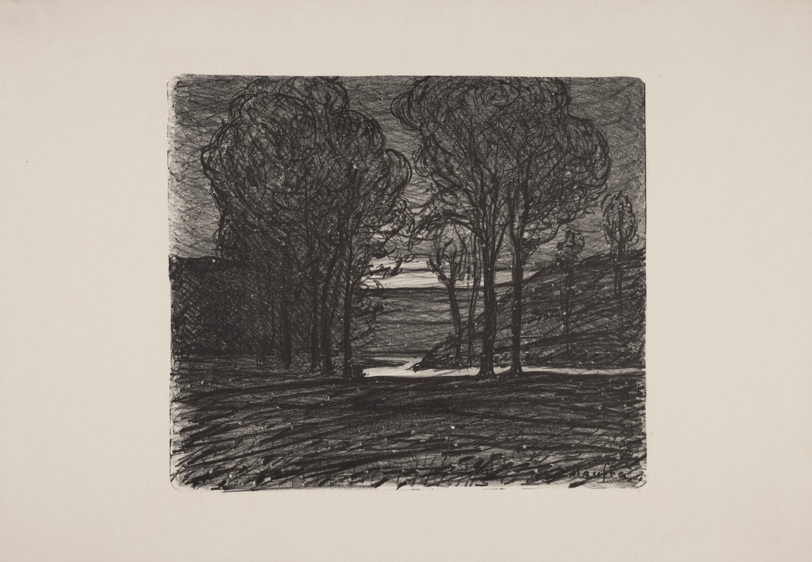 La vallée de Tonquédec by Максим Мофра, 1895 — digital art print download
