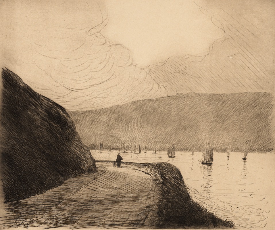 L'entrée du port by Максим Мофра, 1894 — digital art print download