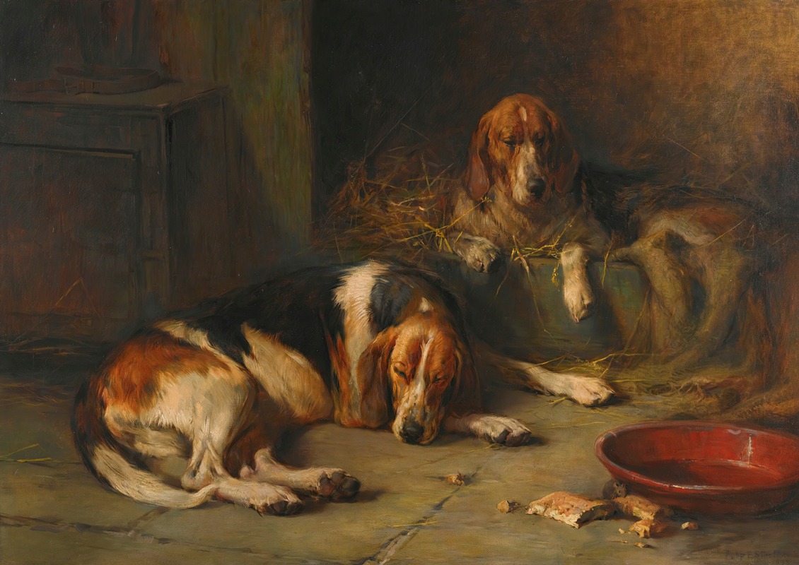 Rest After Toil by Philip Eustace Stretton, 1898 — digital art print download