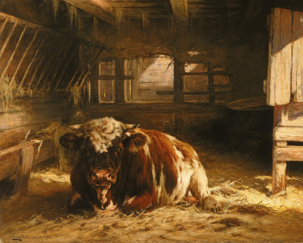 My Day At Home by Уильям Генри Хау, 1906 — digital art print download