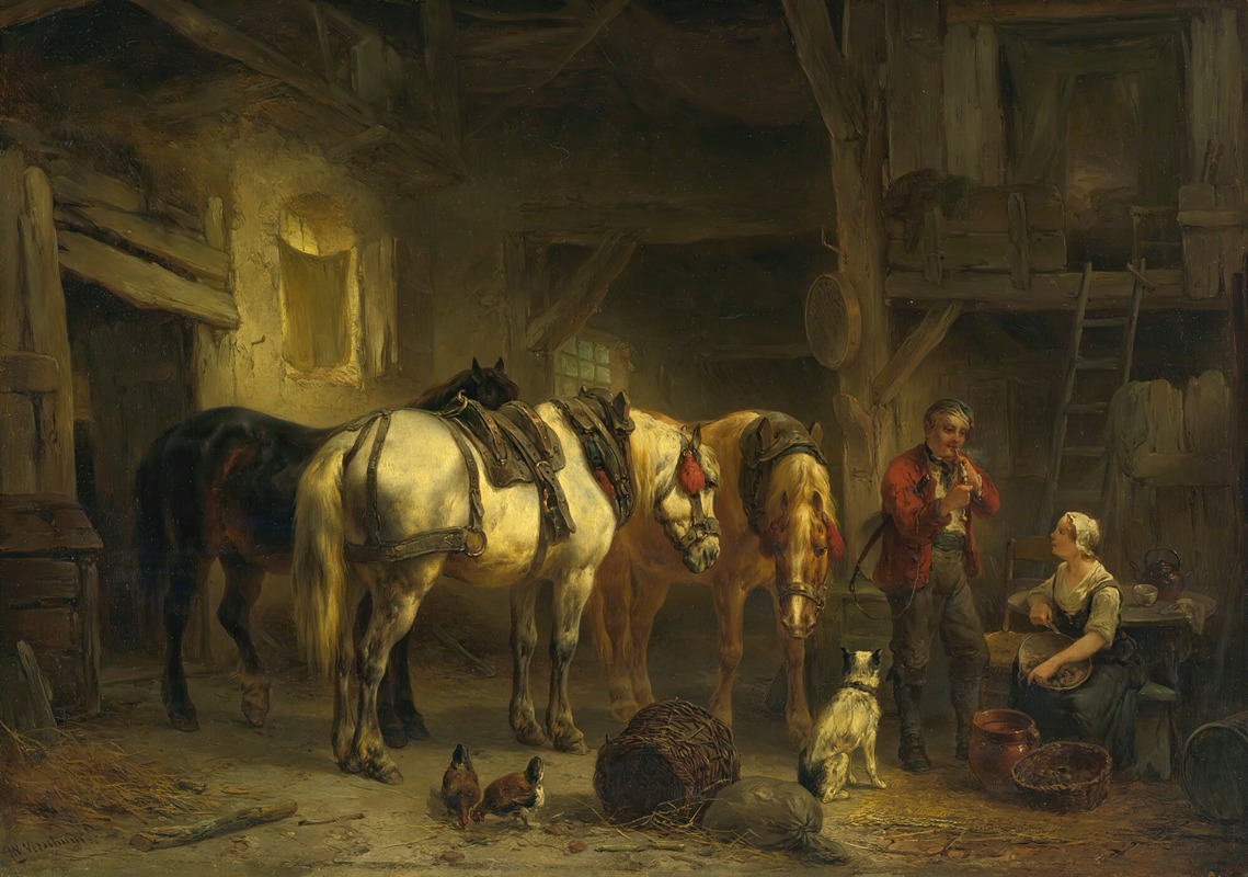 In The Stables by Вутерус Версхур — digital art print download