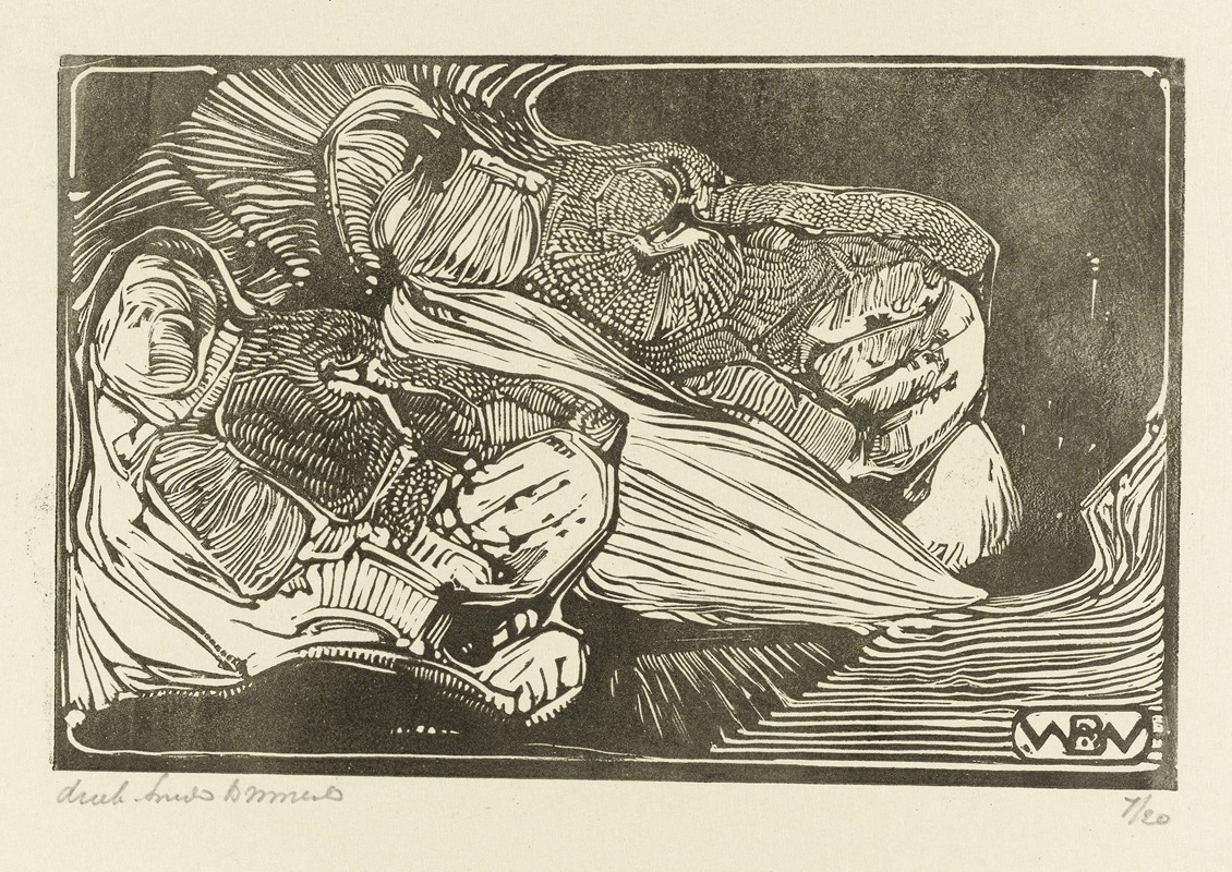 Koppen van een leeuw en een leeuwin — Bernard Willem Wierink