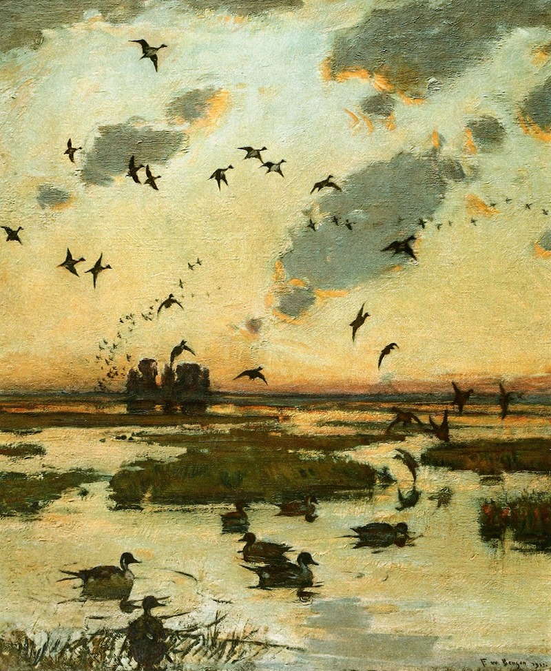 The Duck Marsh by Фрэнк Уэстон Бенсон, 1922-1926 — digital art print download