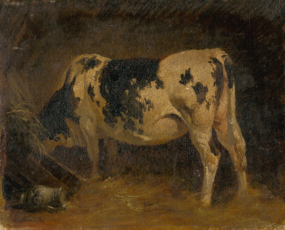 Cow in a Barn by Фридрих Август Маттиас Гаурманн, 1840–1860 — digital art print download