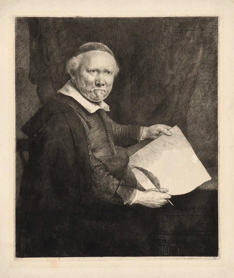 Lieven Willemsz. van Coppenol, Writing Master — Рембрандт ван Рейн