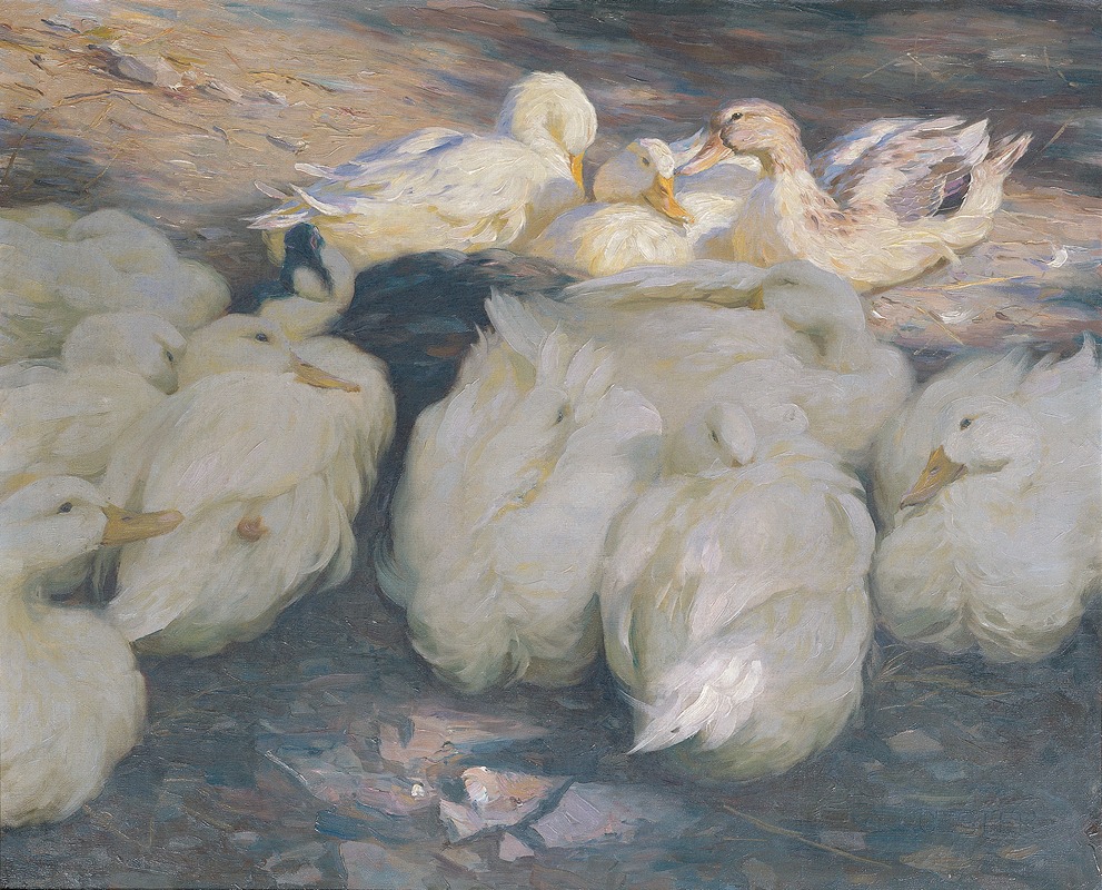 In der Abendsonne by Александр Кёстер, 1900 — digital art print download