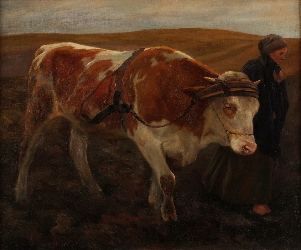 Die Heimkehr vom Feld by Alfred Schrötter von Kristelli, 1898 — digital art print download