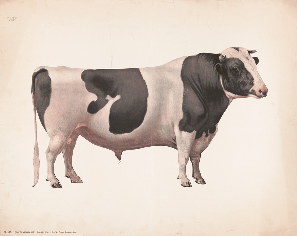 Colantha Johanna lad by Фред Толман, 1909 — digital art print download