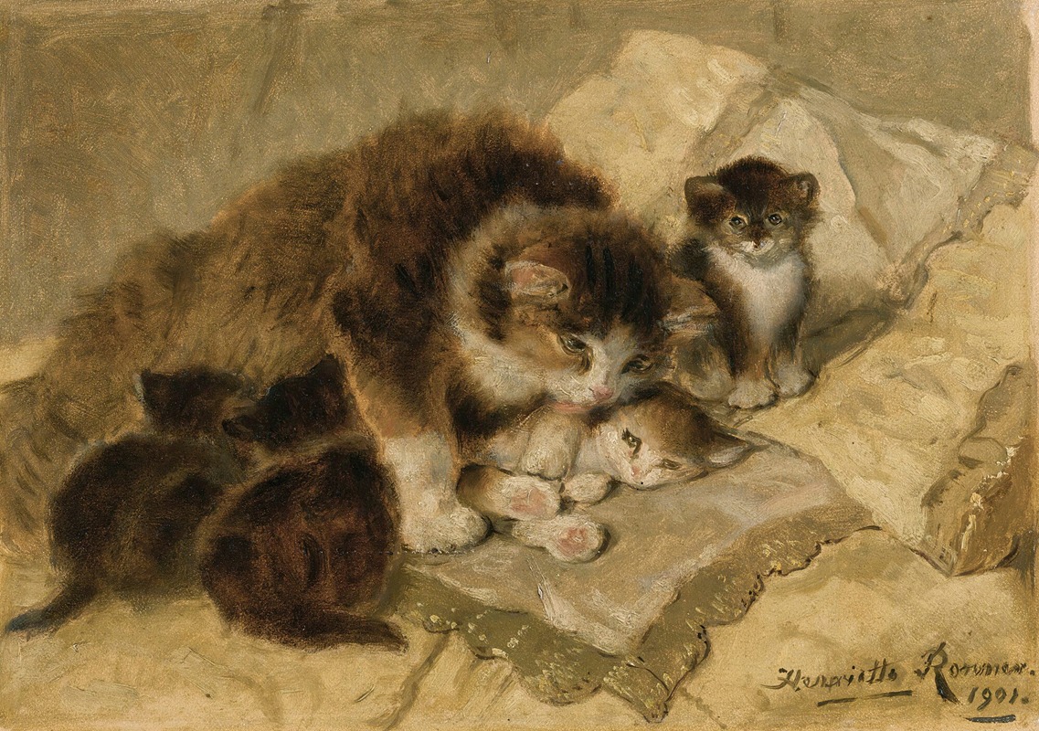 Mother's Pride by Анриэтта Роннер-Книп, 1901 — digital art print download