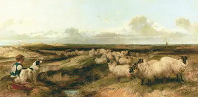 Lytham Common by Richard Ansdell, 1864 — digital art print download