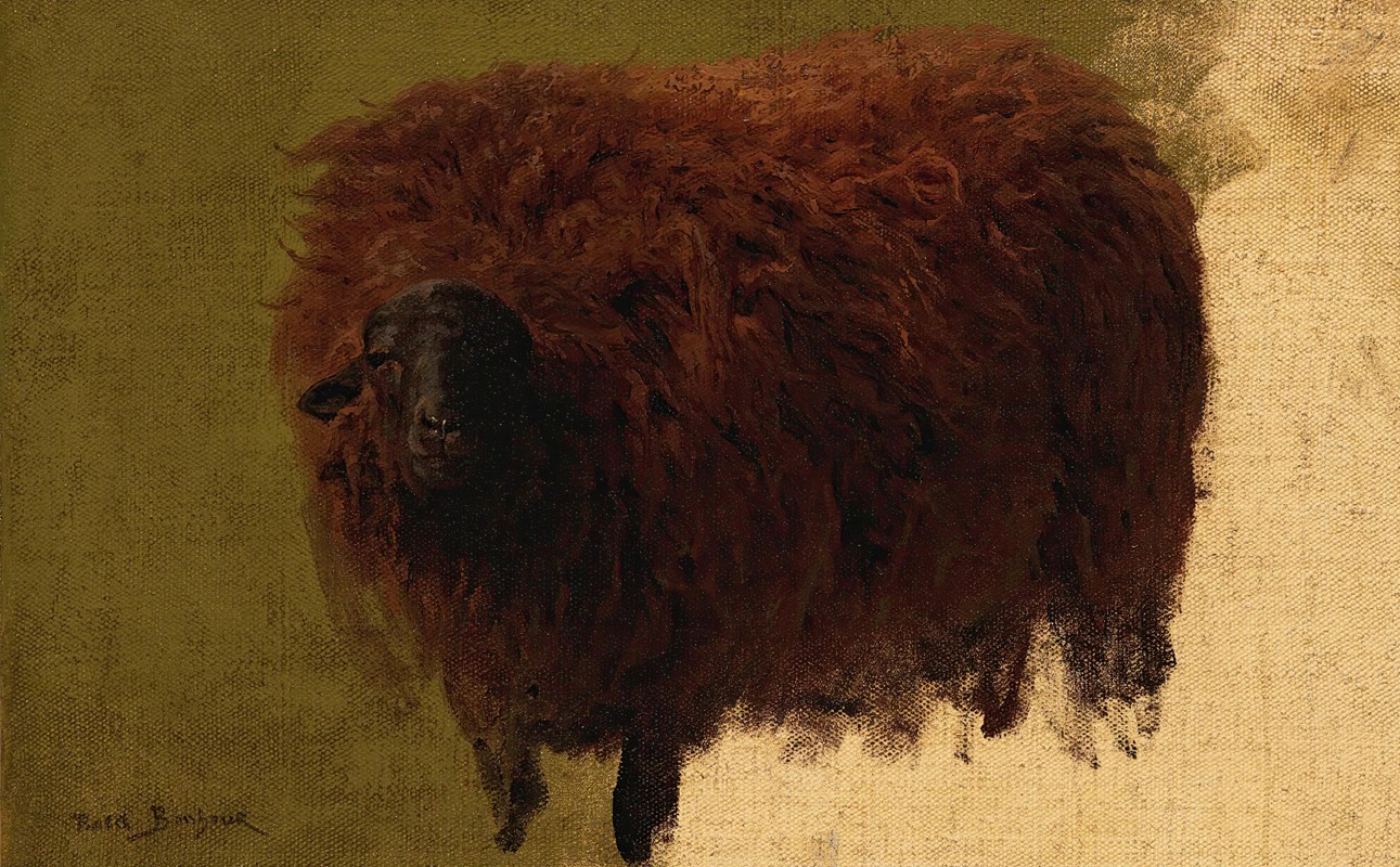 Large Wooly Sheep by Роза Бонёр — digital art print download
